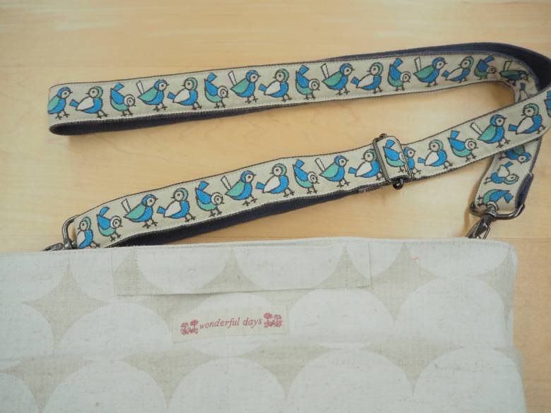 バッグストラップの作り方の完成見本A
