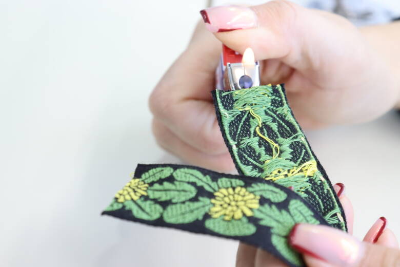 蝶ネクタイの作り方手順1