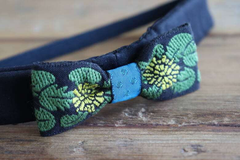 蝶ネクタイのできあがりアップの写真1