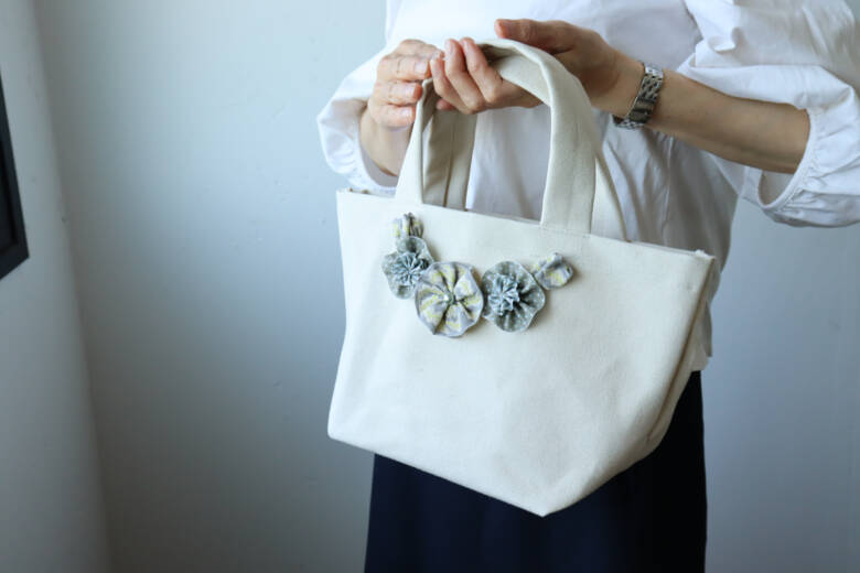 バッグのアレンジ方法の完成見本写真2