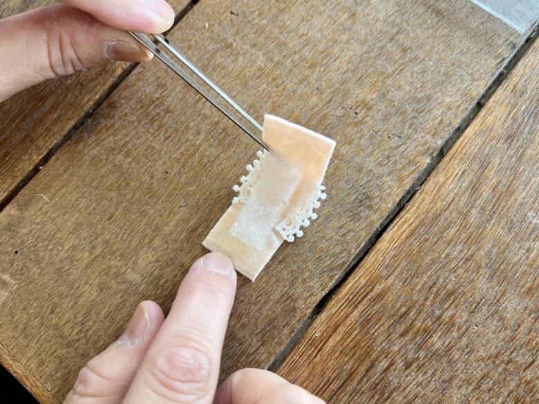 ブローチの作り方の手順3