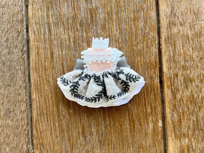 ブローチ完成品の写真