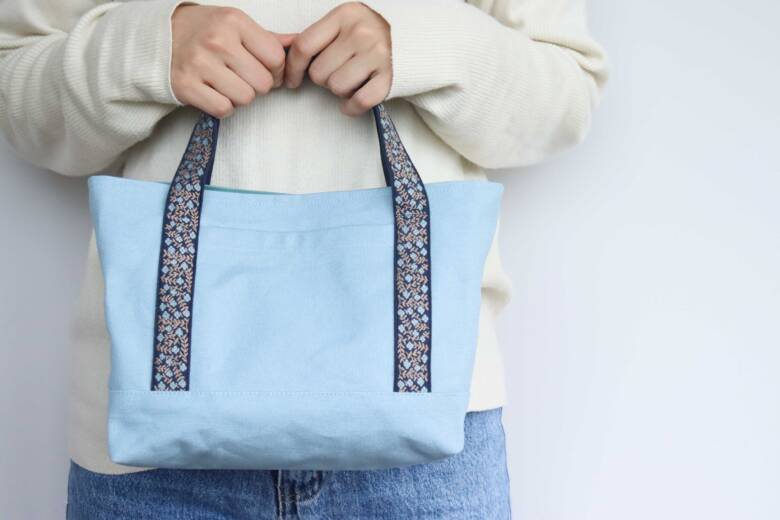 トートバッグの作り方紹介の完成品