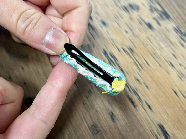 リボンヘアピンの作り方手順13