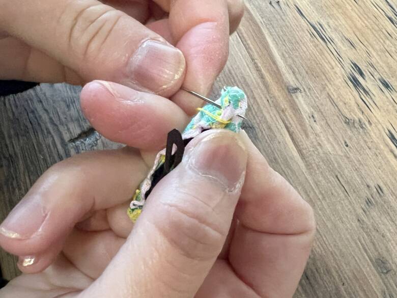 リボンヘアピンの作り方手順14