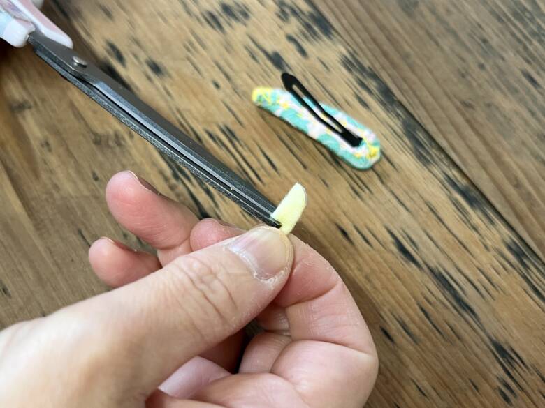 リボンヘアピンの作り方手順16