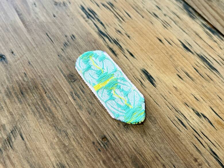 リボンヘアピンの作り方手順3