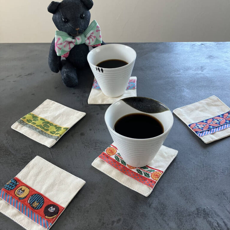 リボンのコースター