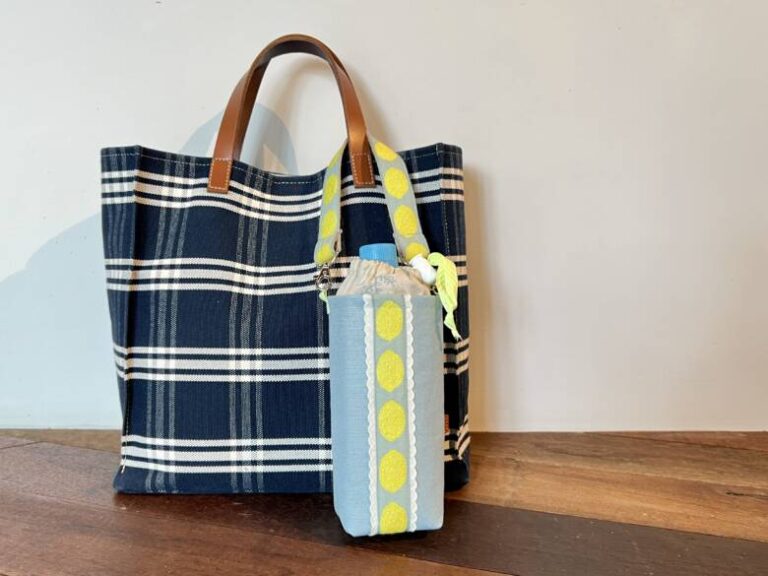 レモンリボンのペットボトルホルダー