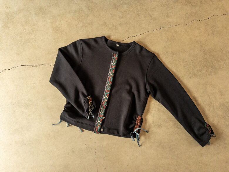 カーディガンリメイク　完成