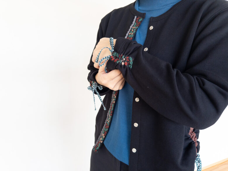 カーディガンリメイク　完成