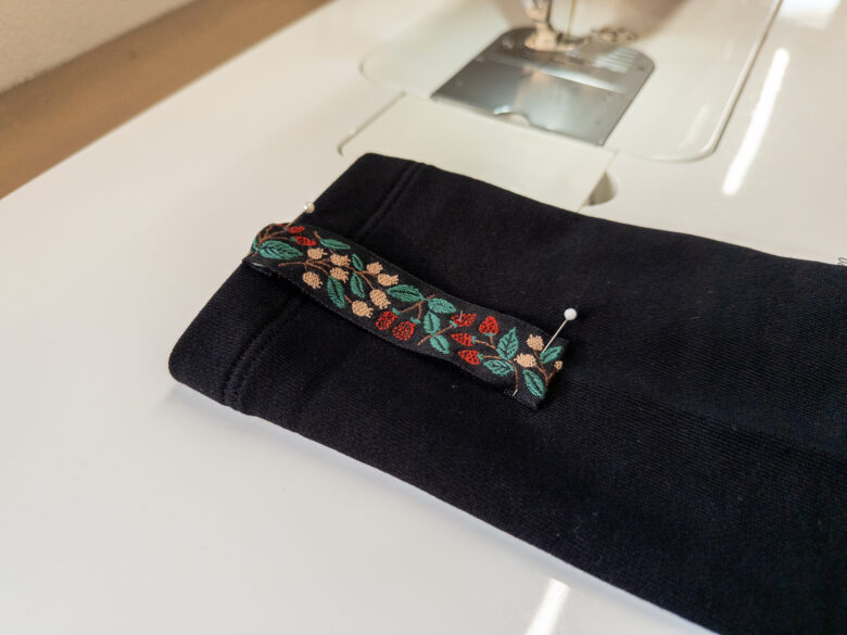 袖につけるリボン