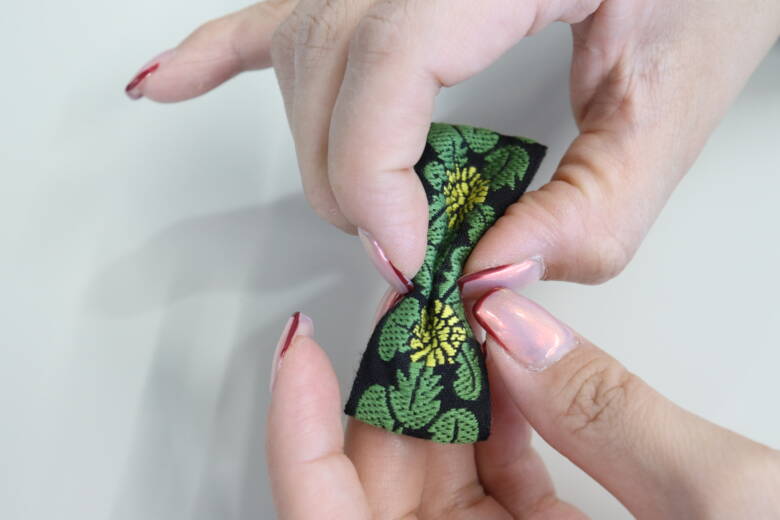 蝶ネクタイの作り方手順7